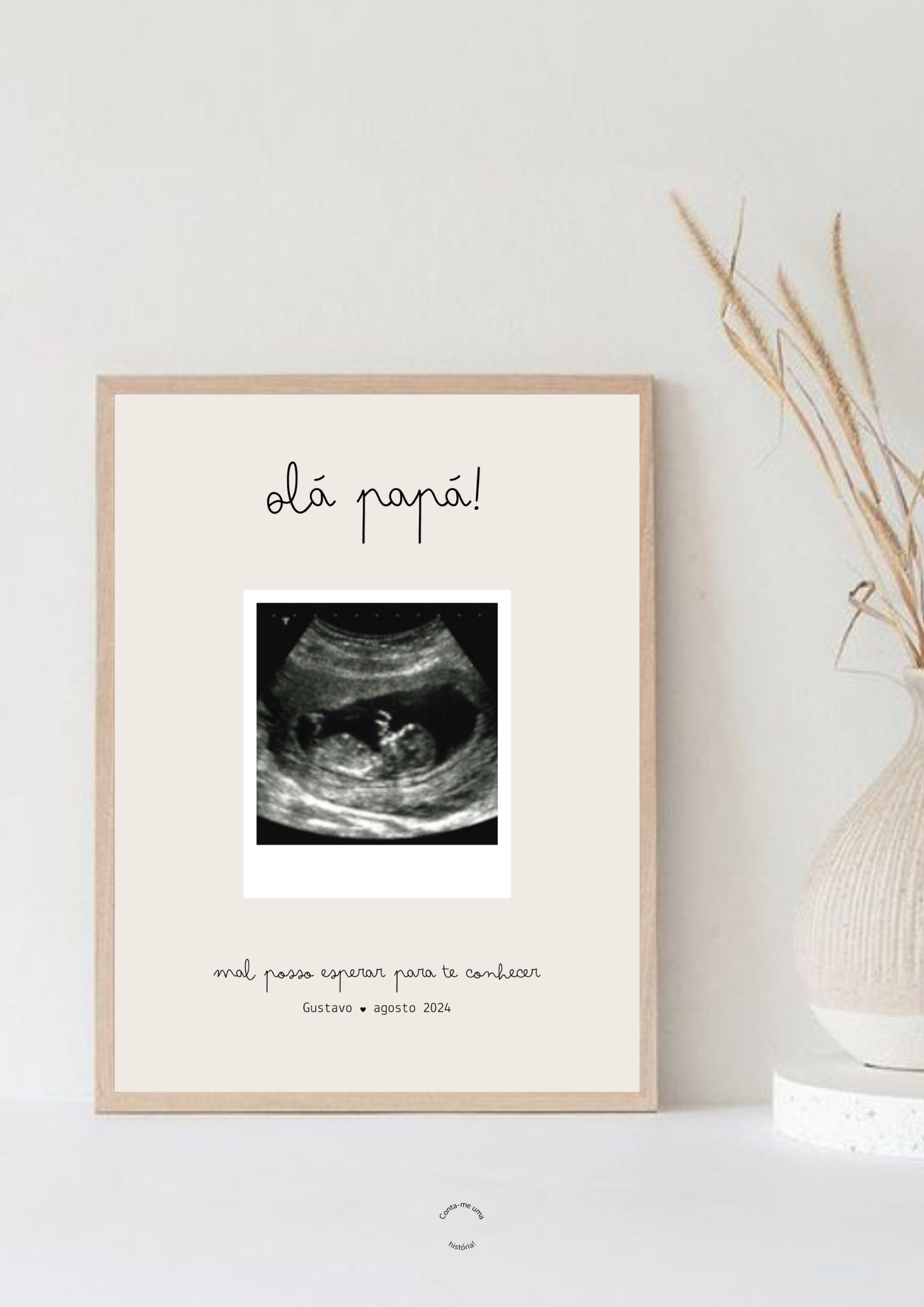 Quadro Olá Papá!