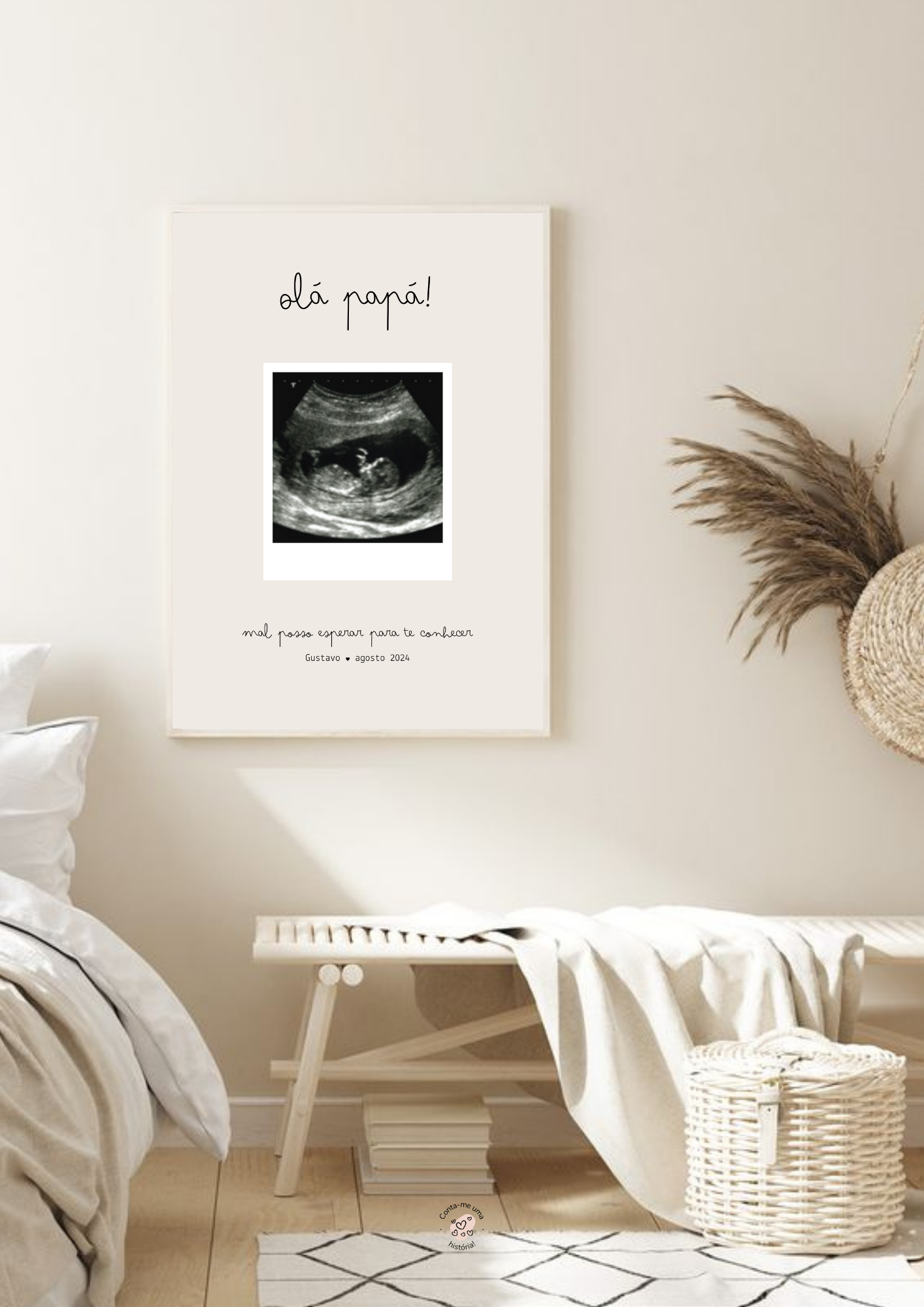 Quadro Olá Papá!