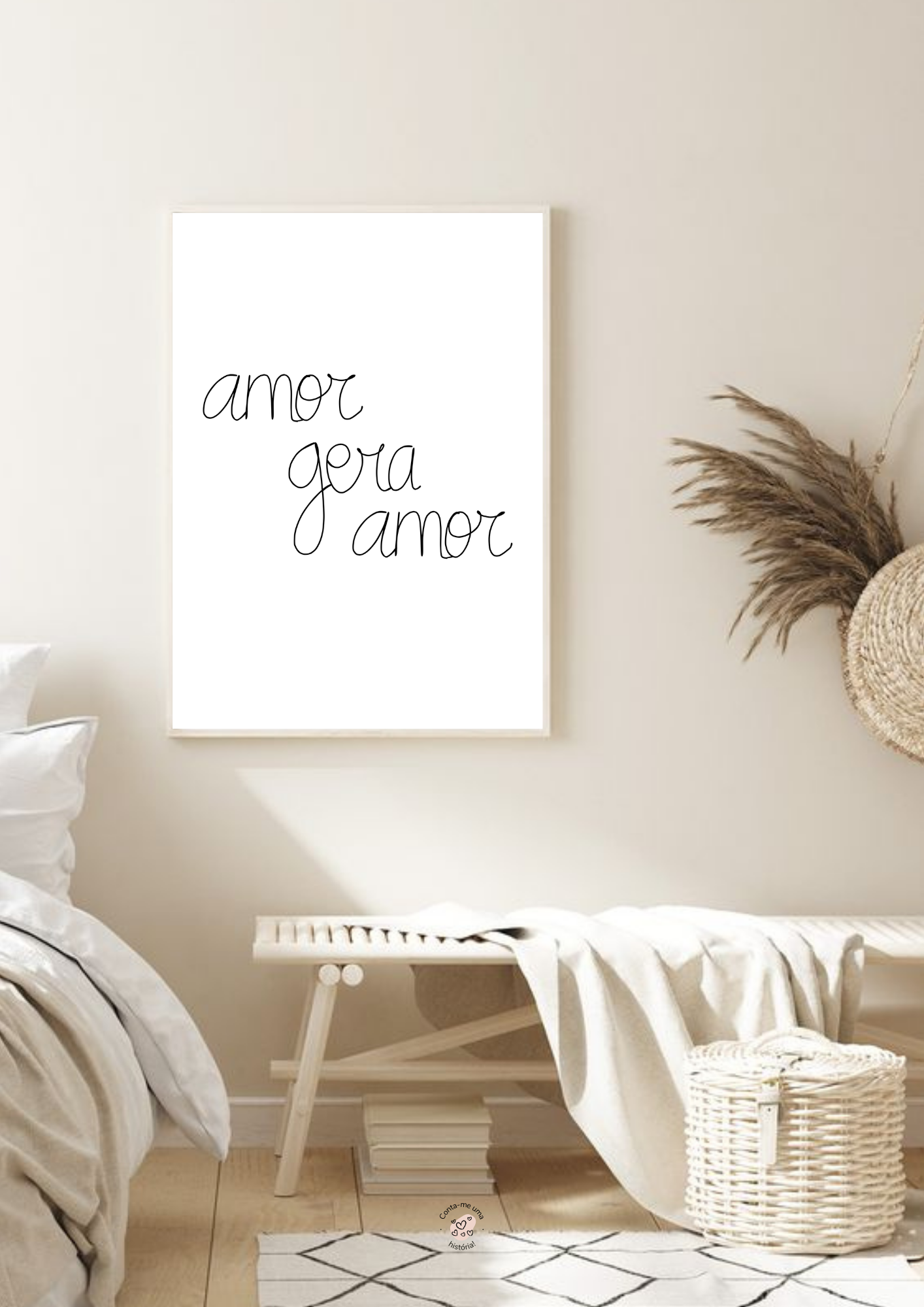 Quadro Amor gera amor