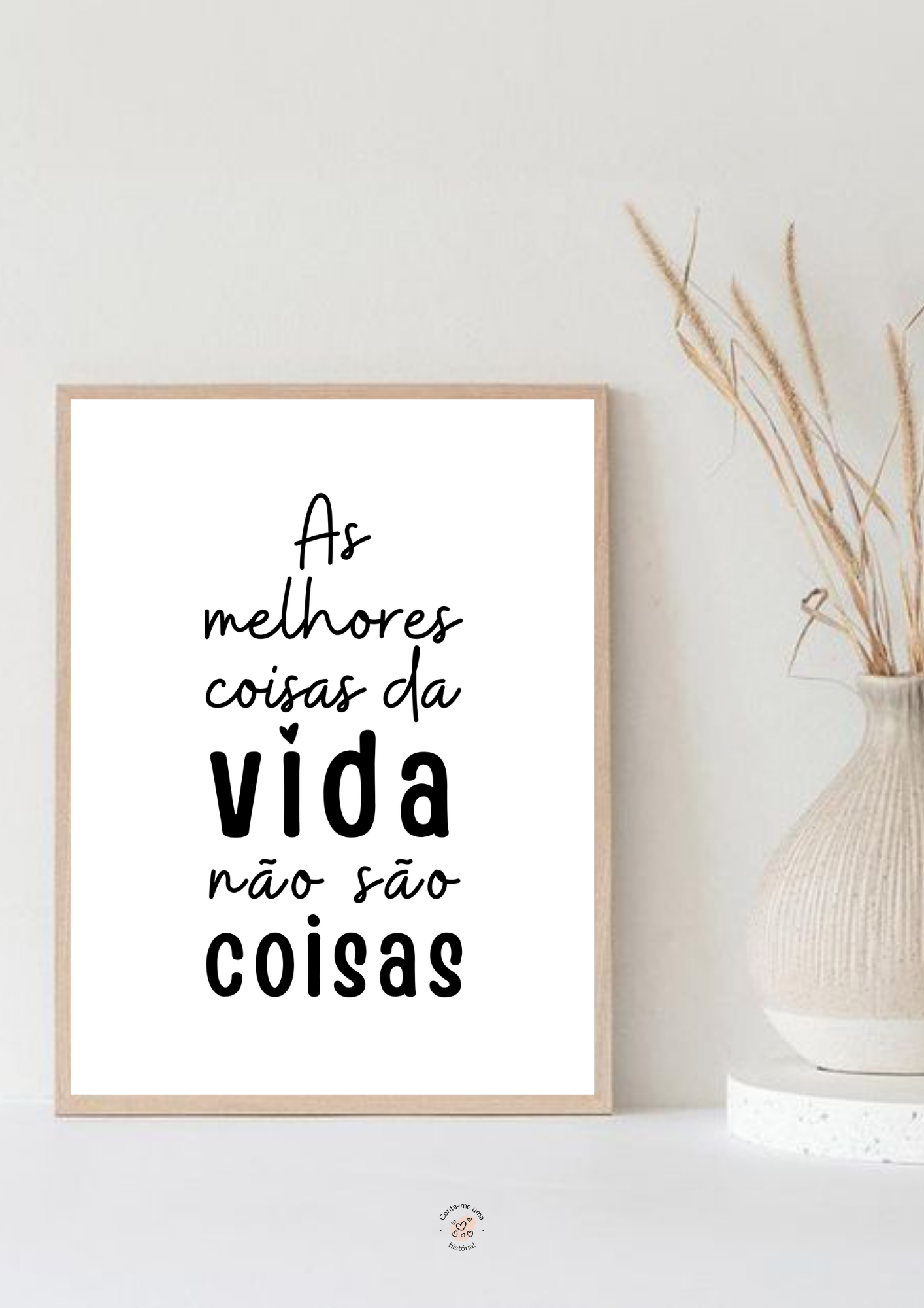 Quadro As melhores coisas da vida