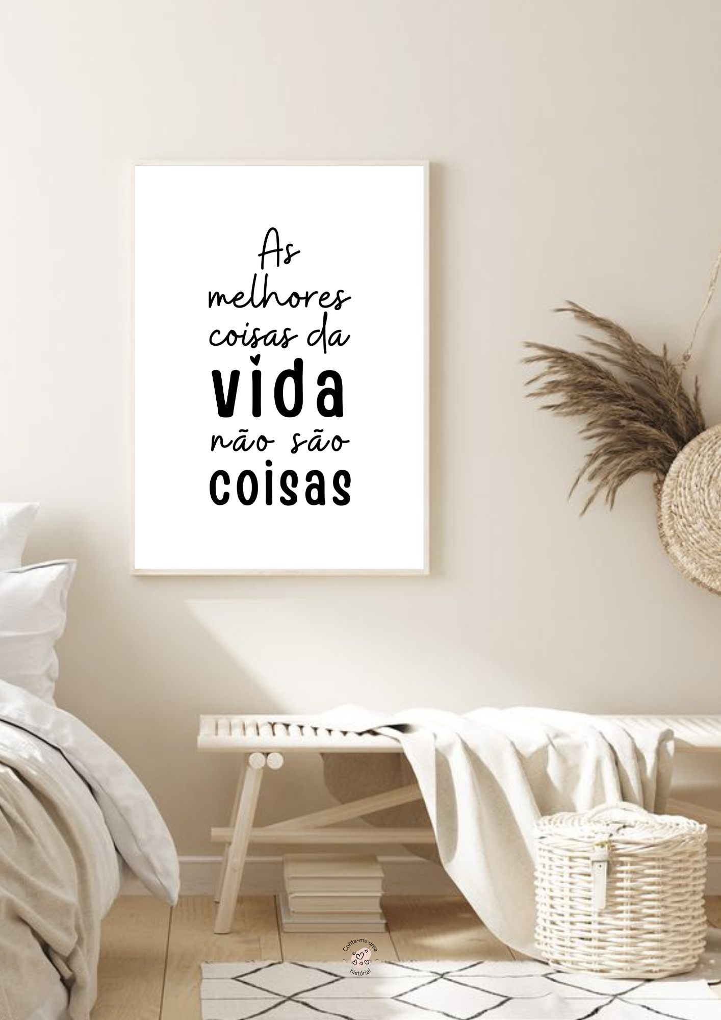 Quadro As melhores coisas da vida