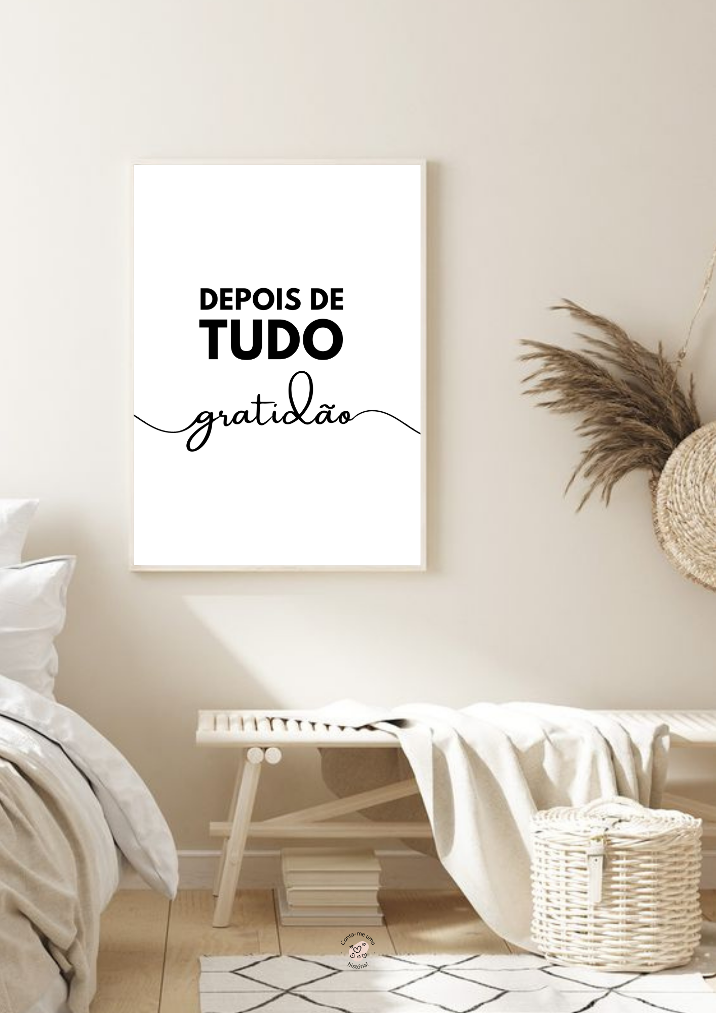 Quadro Depois de tudo Gratidão