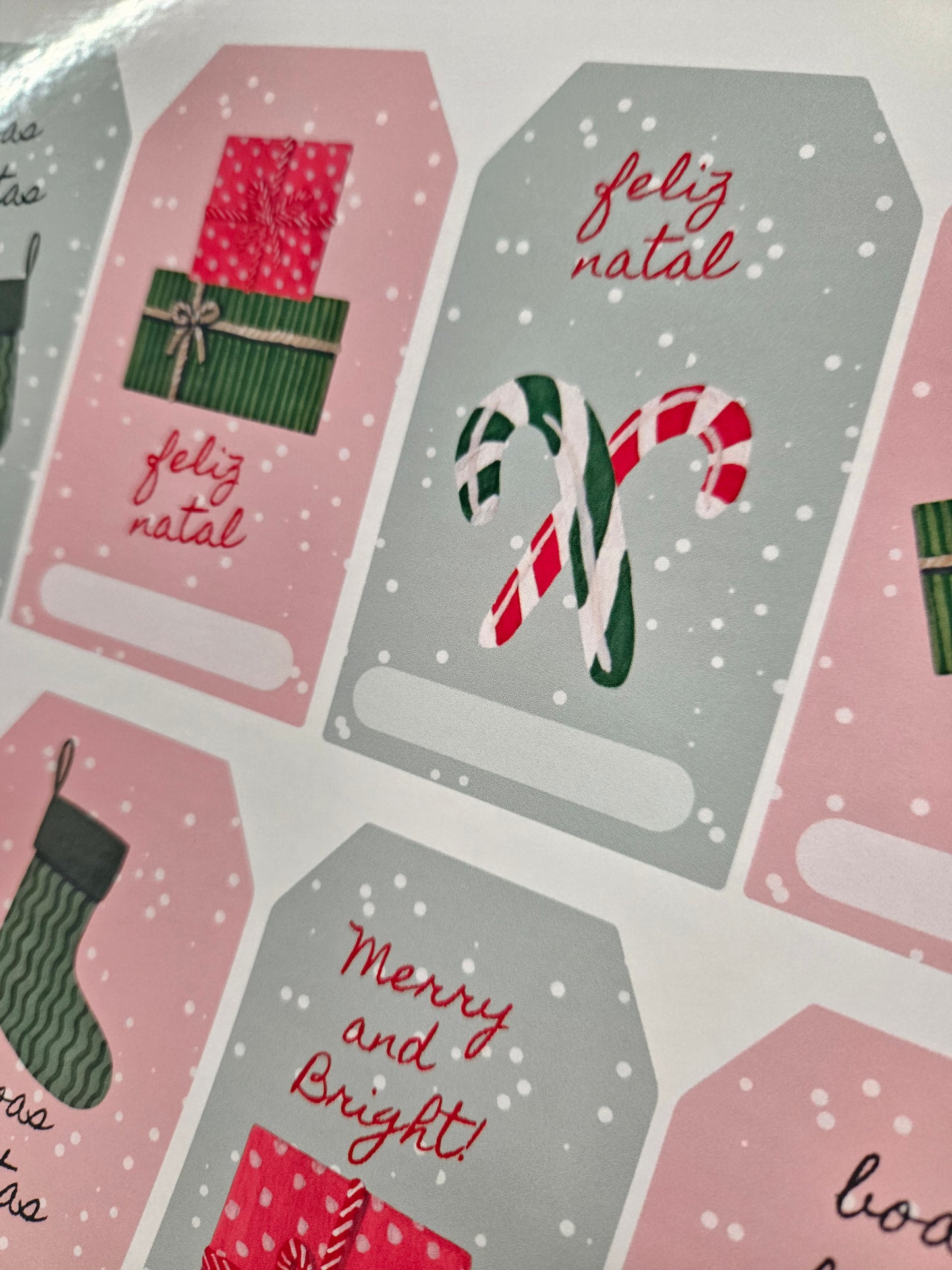 Etiquetas Tags Prendas Natal