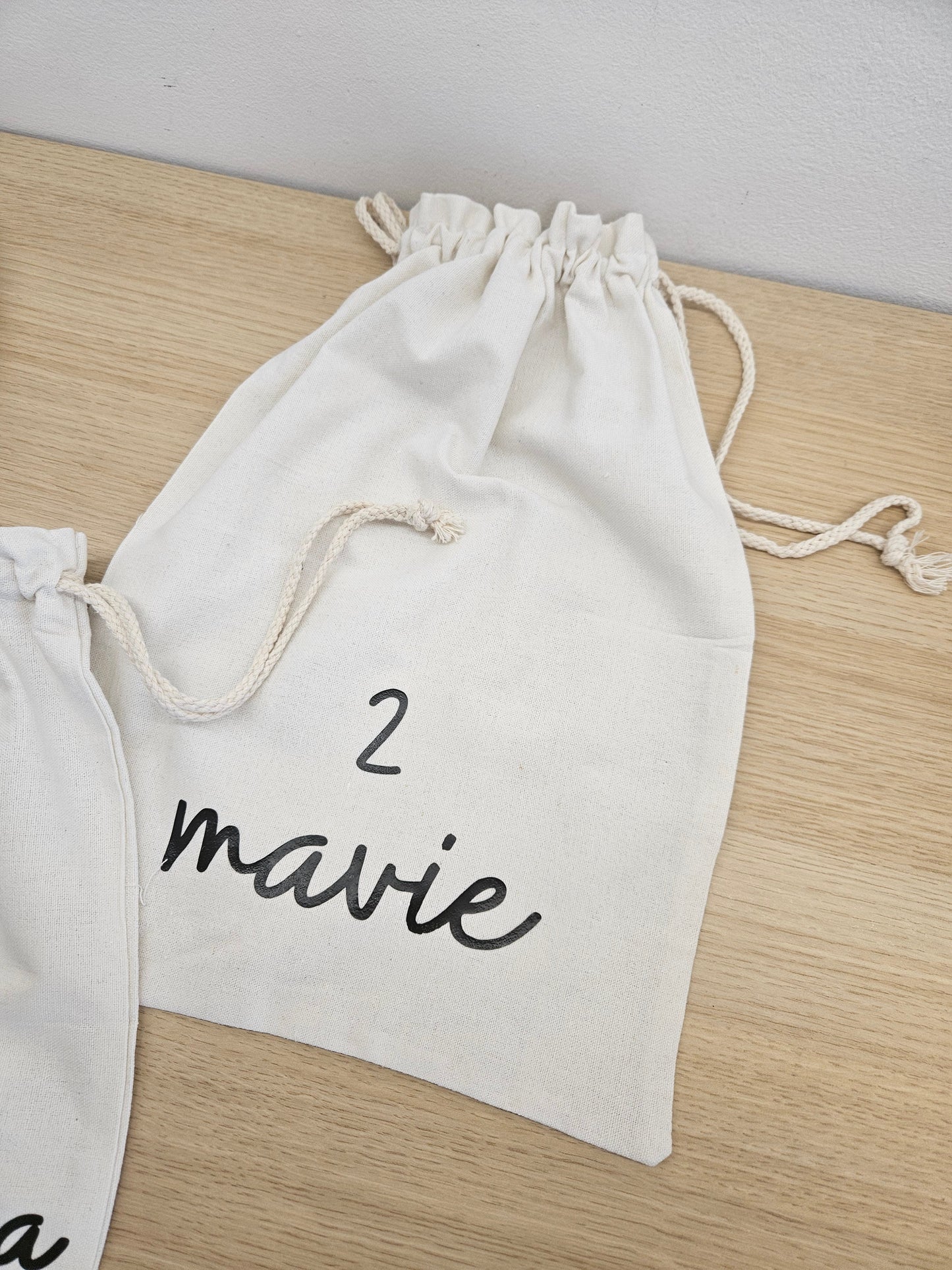 Saquinhos de pano personalizados
