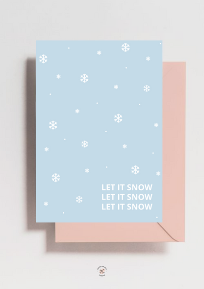 Postal Let it snow