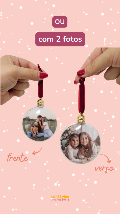 Bola de Natal personalizada