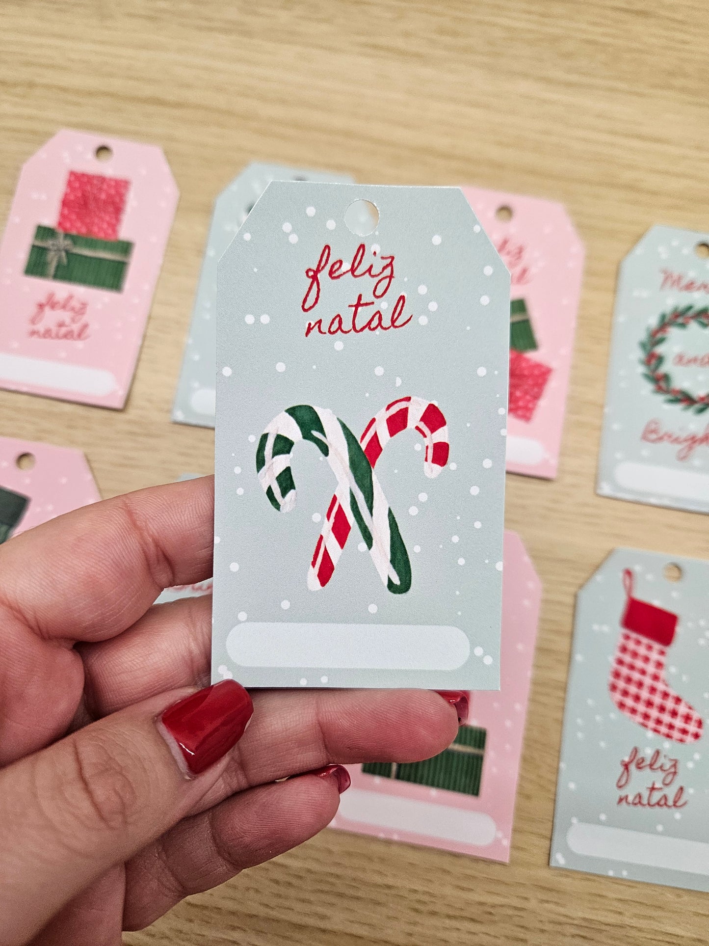 Etiquetas Tags Prendas Natal