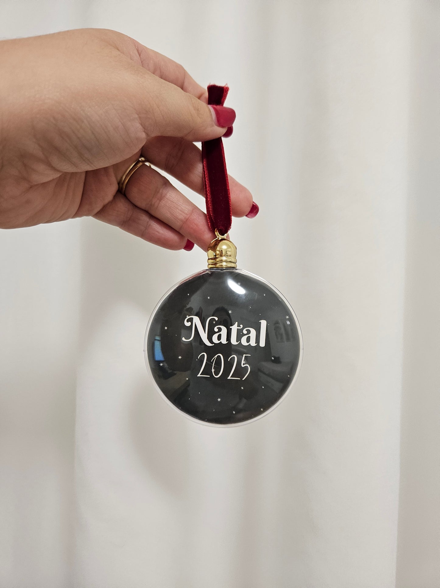 Bola de Natal personalizada