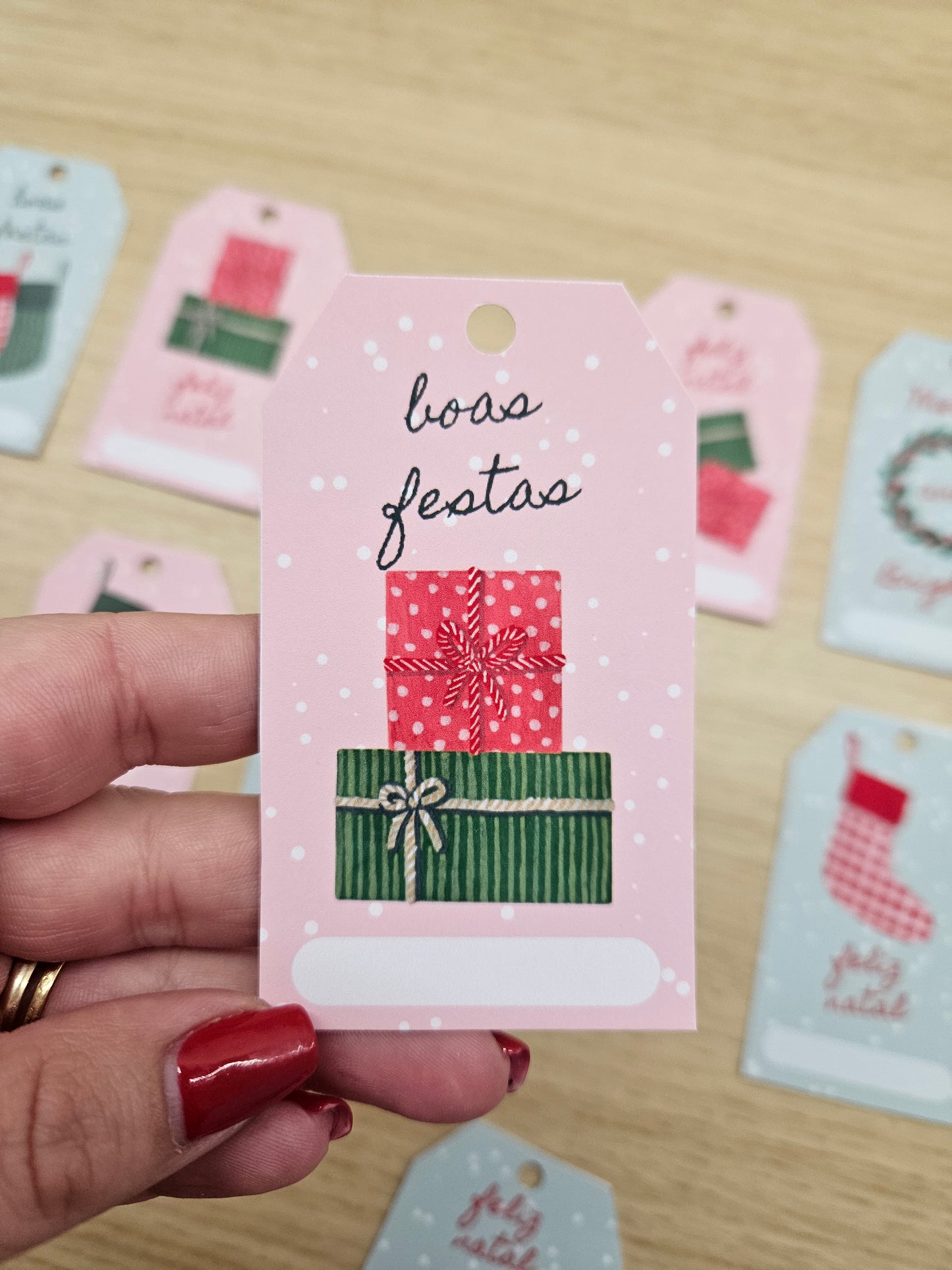 Etiquetas Tags Prendas Natal