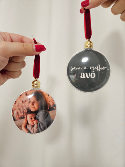 Bola de Natal personalizada