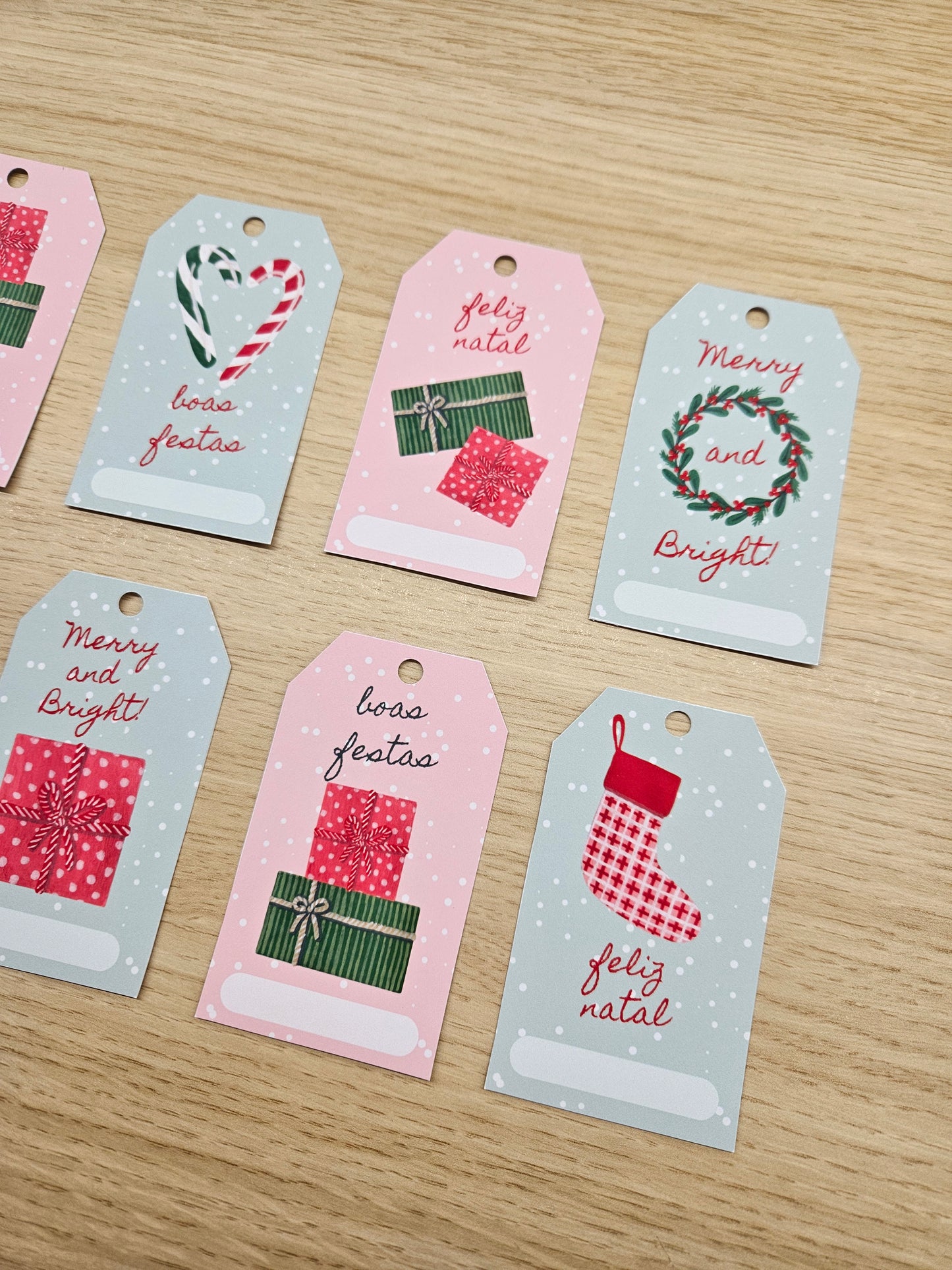 Etiquetas Tags Prendas Natal