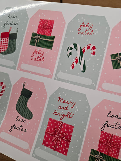 Etiquetas Tags Prendas Natal