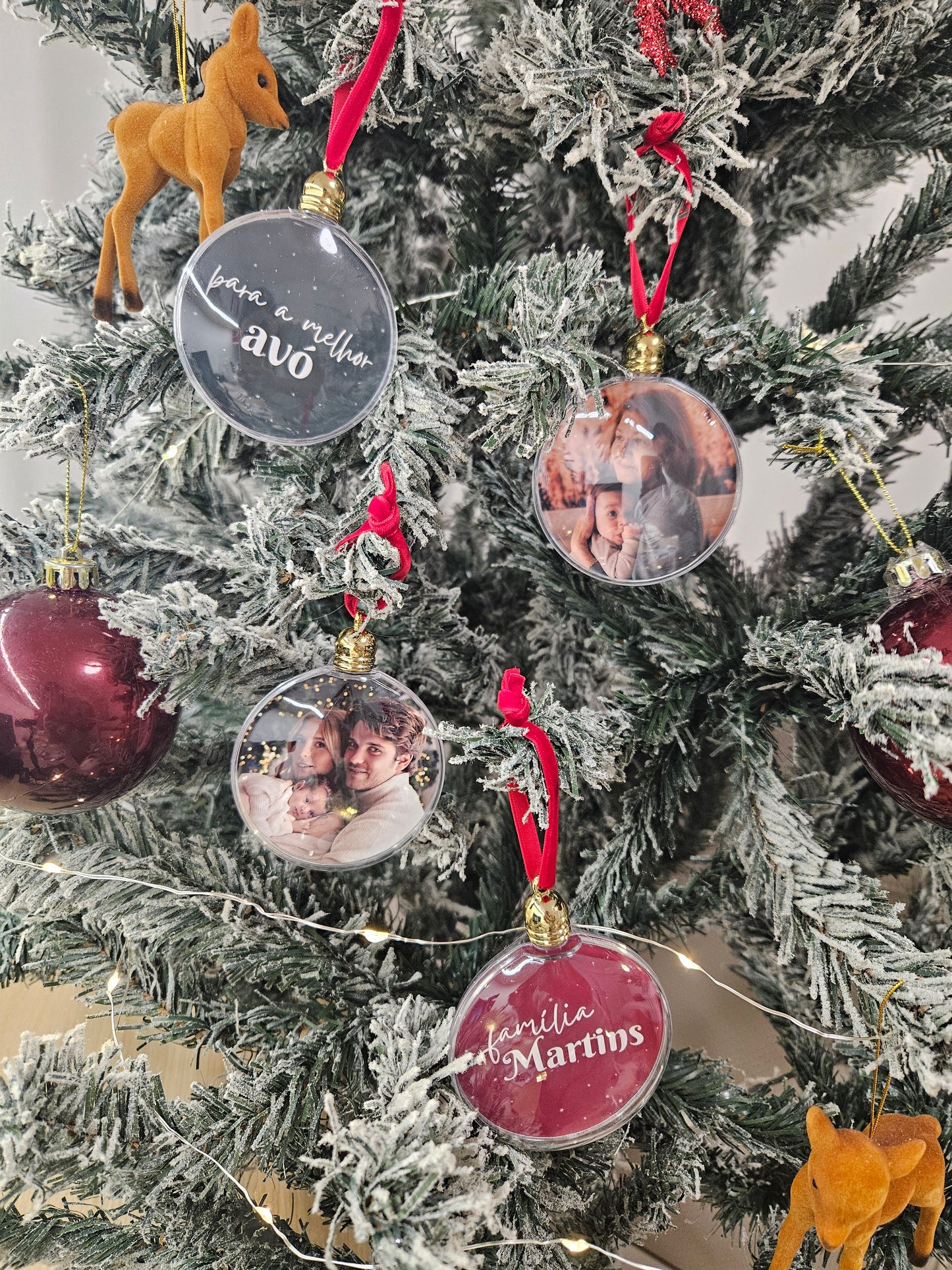 Bola de Natal personalizada