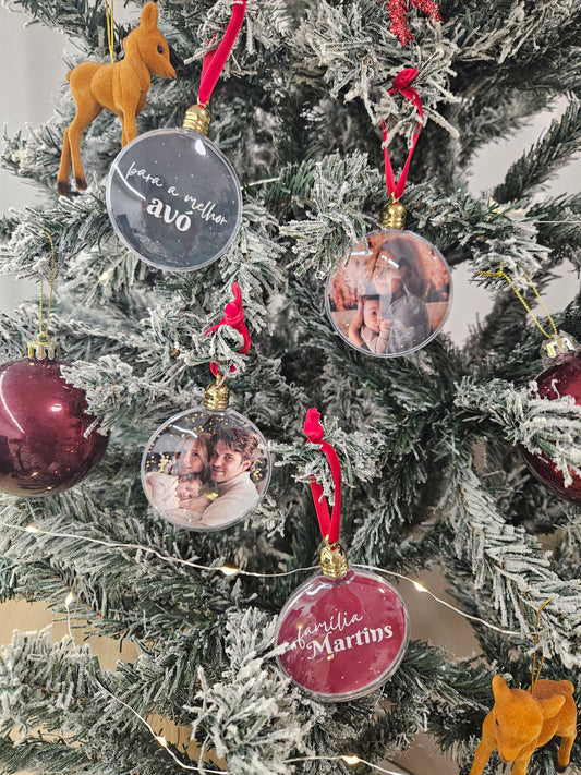 Bola de Natal personalizada