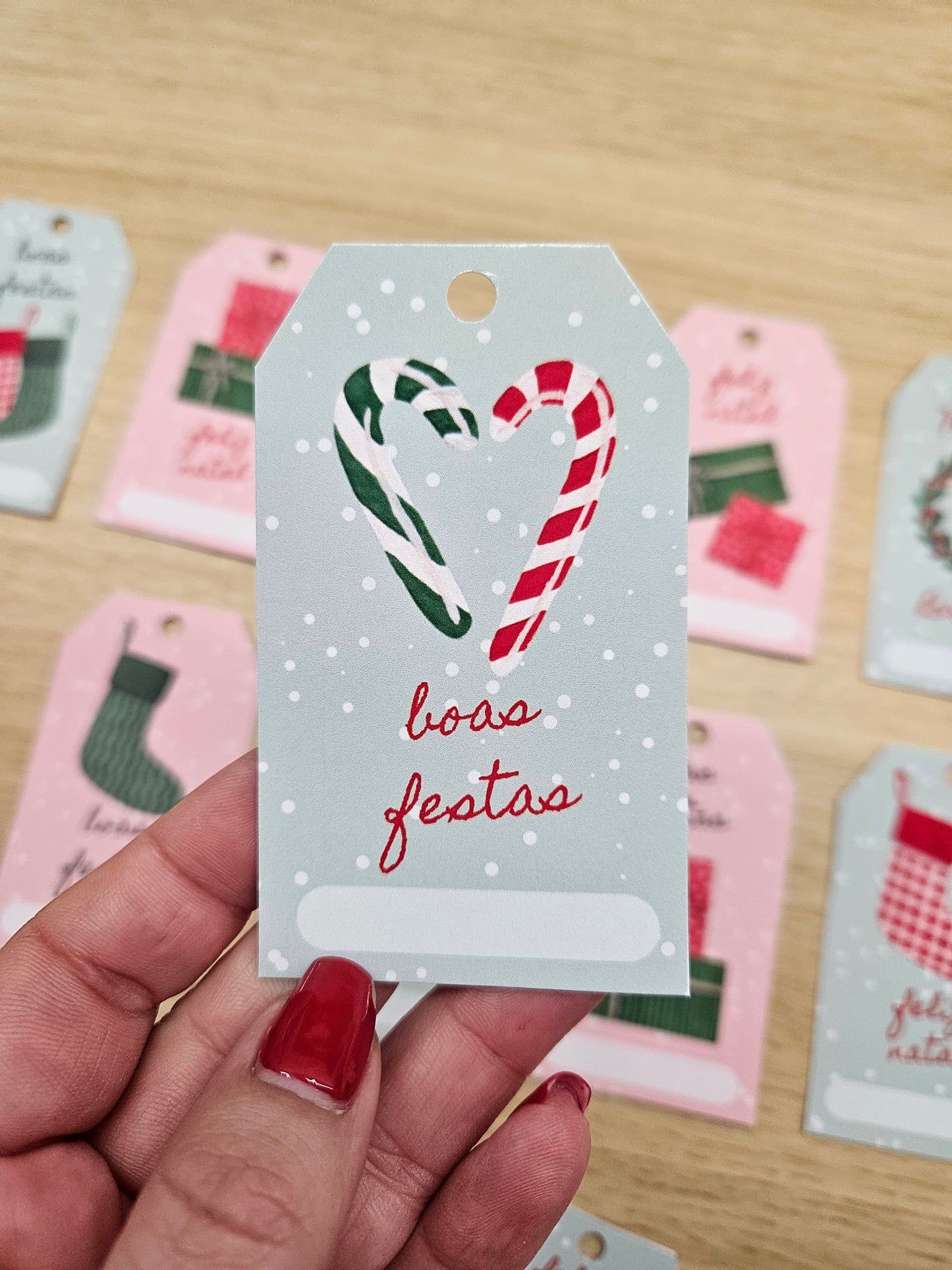 Etiquetas Tags Prendas Natal