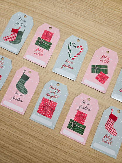 Etiquetas Tags Prendas Natal